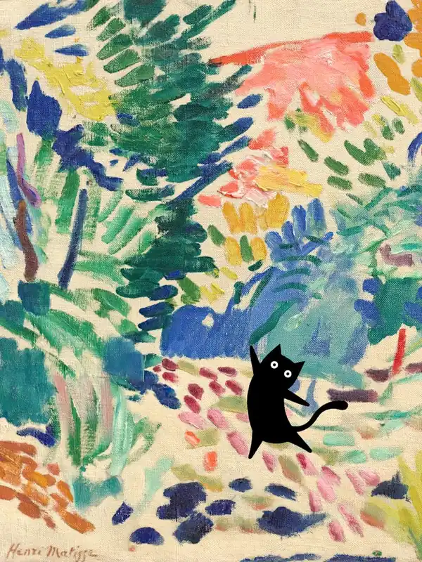 Cats In Famous Gardens Henri Matisse Landscape At Collioure Grab Now