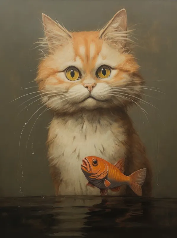 No Minimum Order Cat With Fish
