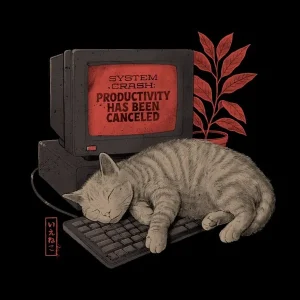 System Crash Cat Cute IT Wholesale