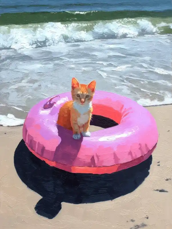 Cat On The Beach 6 Best Price
