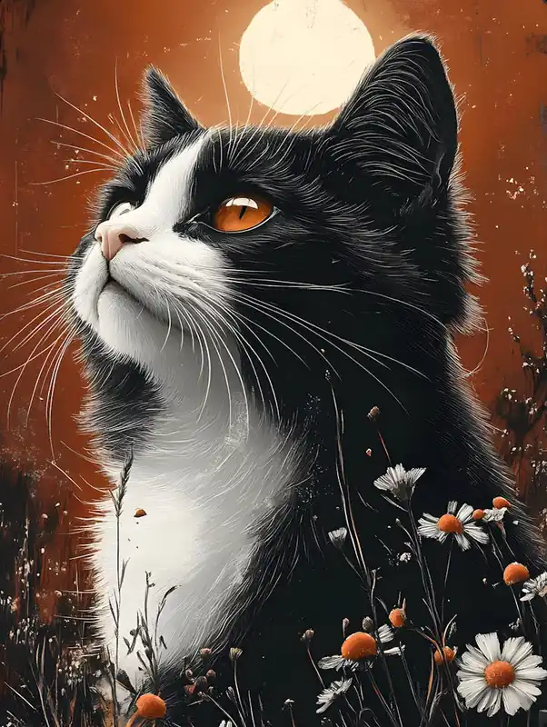 Cat In The Moonlight Save Now