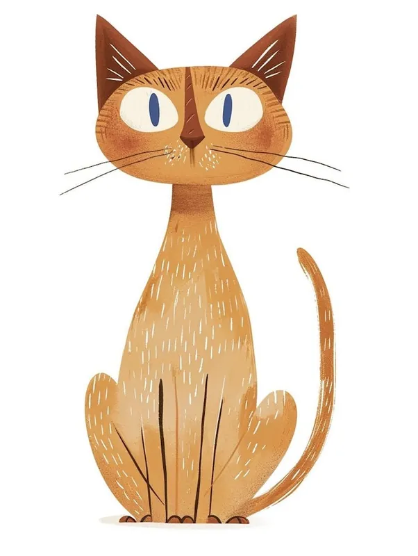 Today Only Egyptian Mau Cat Clipart Illustration 2