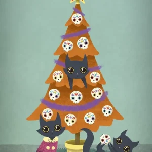 Trending Meowy Christmas Sugar Skulls