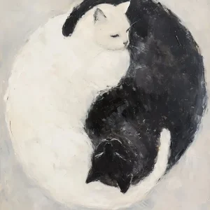 Yin Yang Cats Holiday Sale