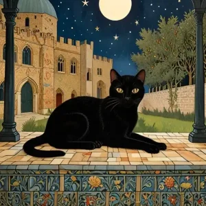 Trending William Morris Cat In The Moonlight 55