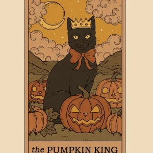 The Pumpkin King Cats Tarot Best Choice