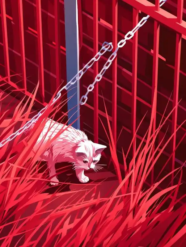 Luxury Cat In Cage