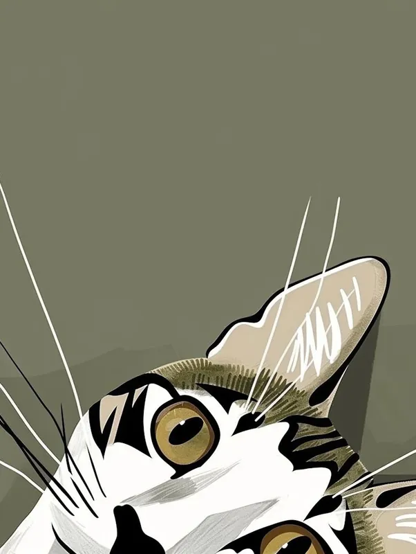 Cat Looking Up 1 Clearance