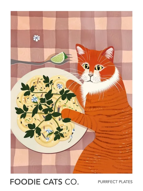 Foodie Cats Co Cat And Ravioli 1 Holiday Sale