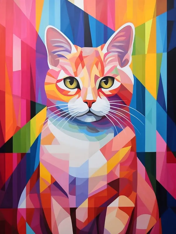 Cat Abstract Pop Art 4 Exclusive Offer