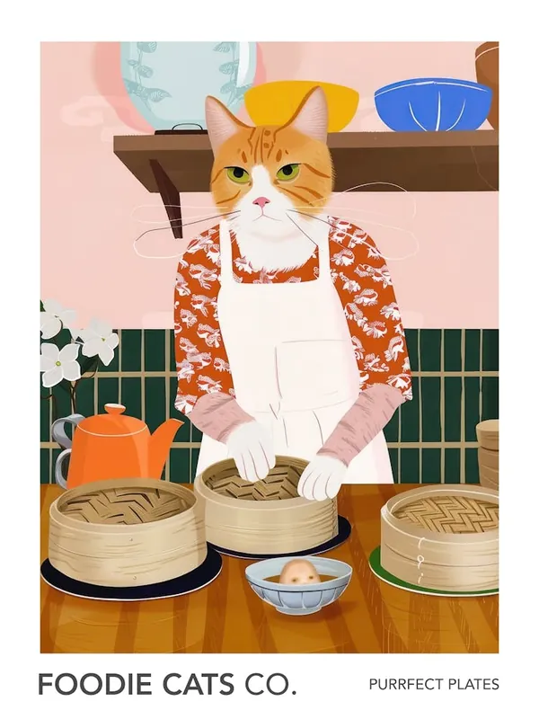Foodie Cats Co Cat Making Dim Sum One Day Deal