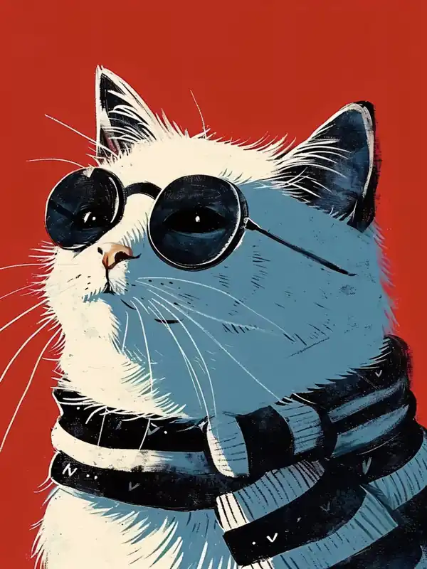 Hot Deal Cat With Sunglasses 1