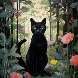 Trending Black Cat In The Forest