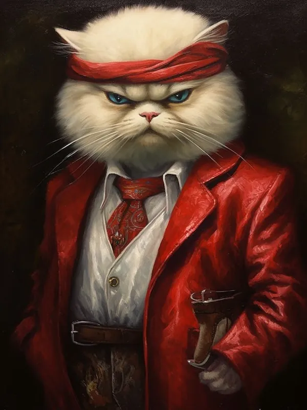 Gangster Cat Persian Cat Seasonal Sale