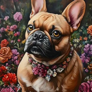 Top Rated Frenchie And Flowers 5