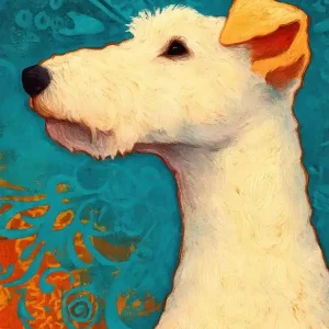 White Fox Terrier 1 Worldwide Shipping