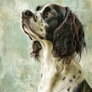 Springer Spaniel.Generated AI. Wall 2 Authentic