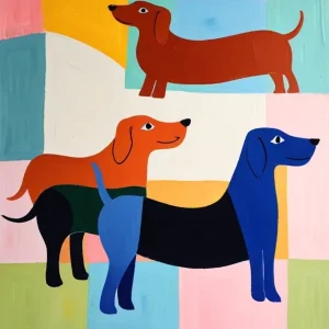 Three Dachshunds Sale