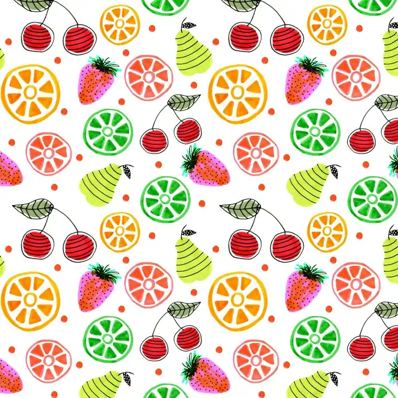 Viral Green Orange Red Fruit Bowl