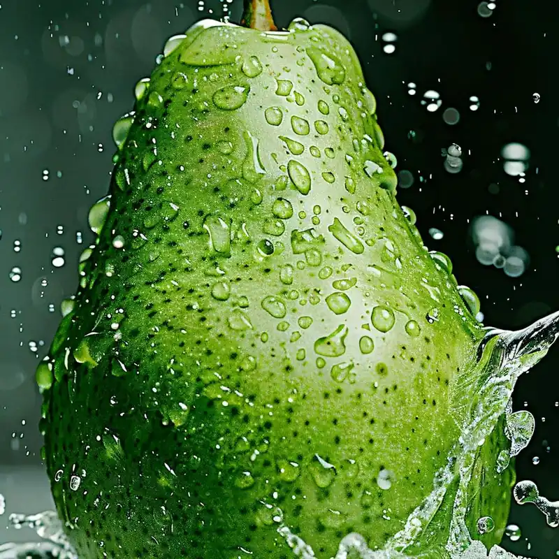 Viral Pear Splashing Water 2