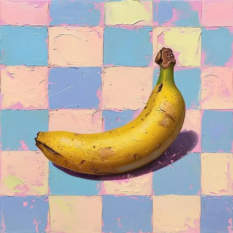 Wholesale Banana Pastel Checkerboard 1