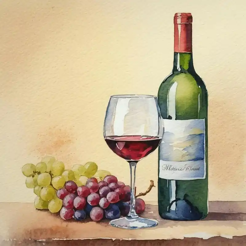 Wine And Grapes 1 Grab Now