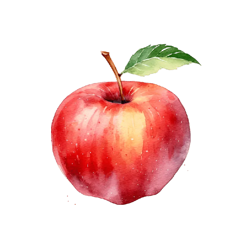 Watercolor Apple Original