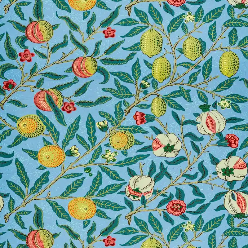 William Morris Four Fruits Pattern (1862) Super Sale