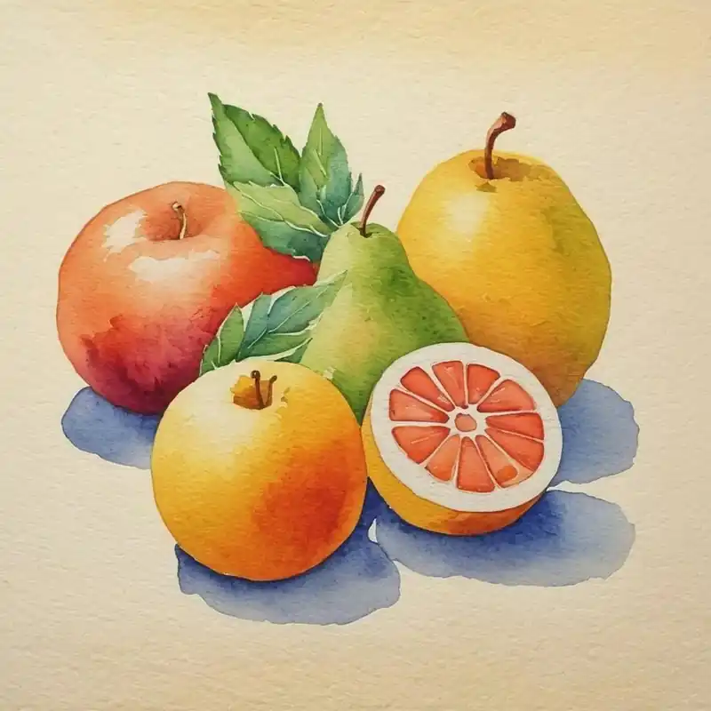 Watercolor Fruit Painting Hot Deal