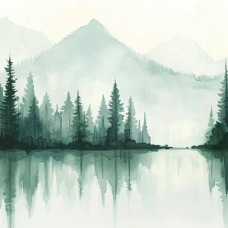 Watercolor Landscape Painting Direct From Factory