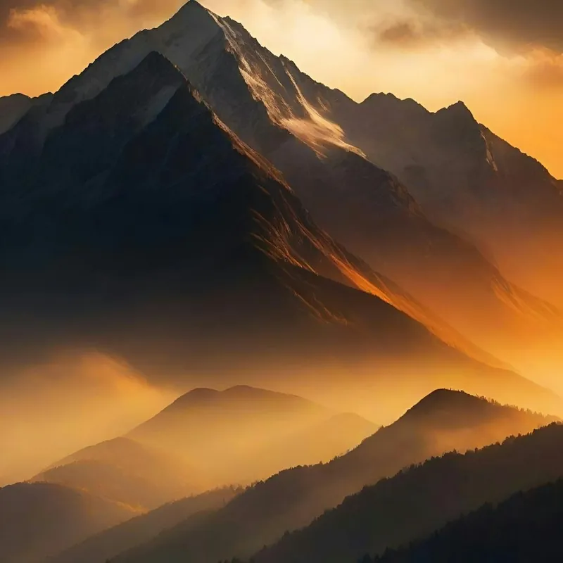 Sunrise In The Mountains 1 In Demand