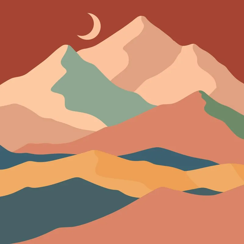 Mountain Landscape 6 Place Order