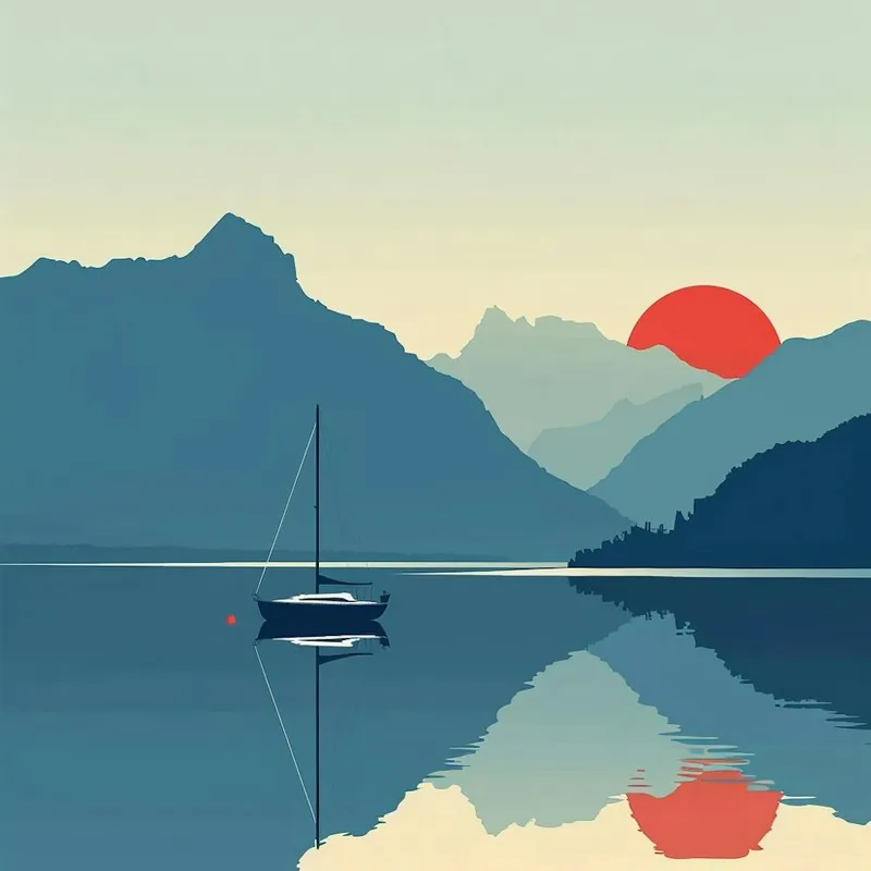 Sunset In The Mountains 3 Hot Deal