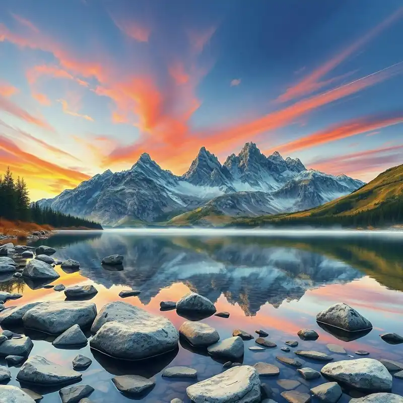 Sunrise In The Mountains 9 Crafted