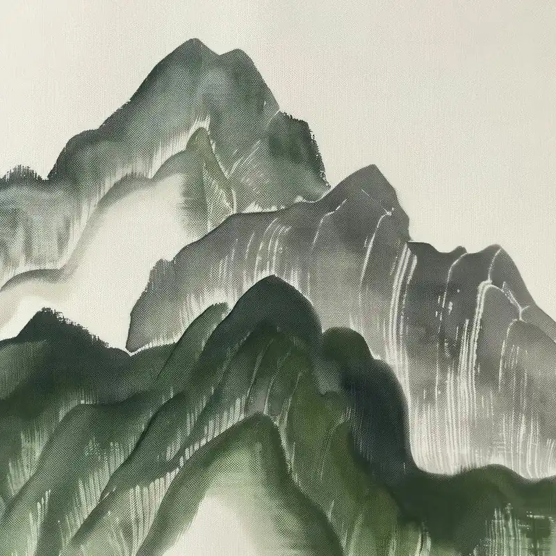 Bulk Order Japanese Watercolour Of Mount Oyama 5