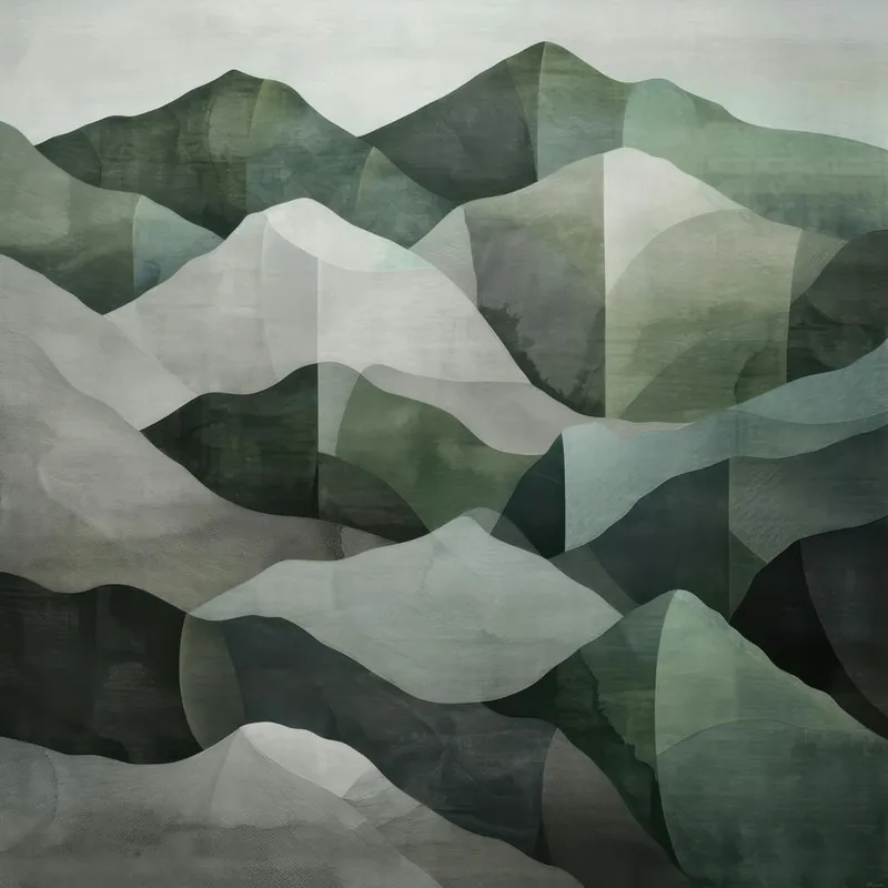 Deal Japanese Watercolour Of Mount Ibuki 1