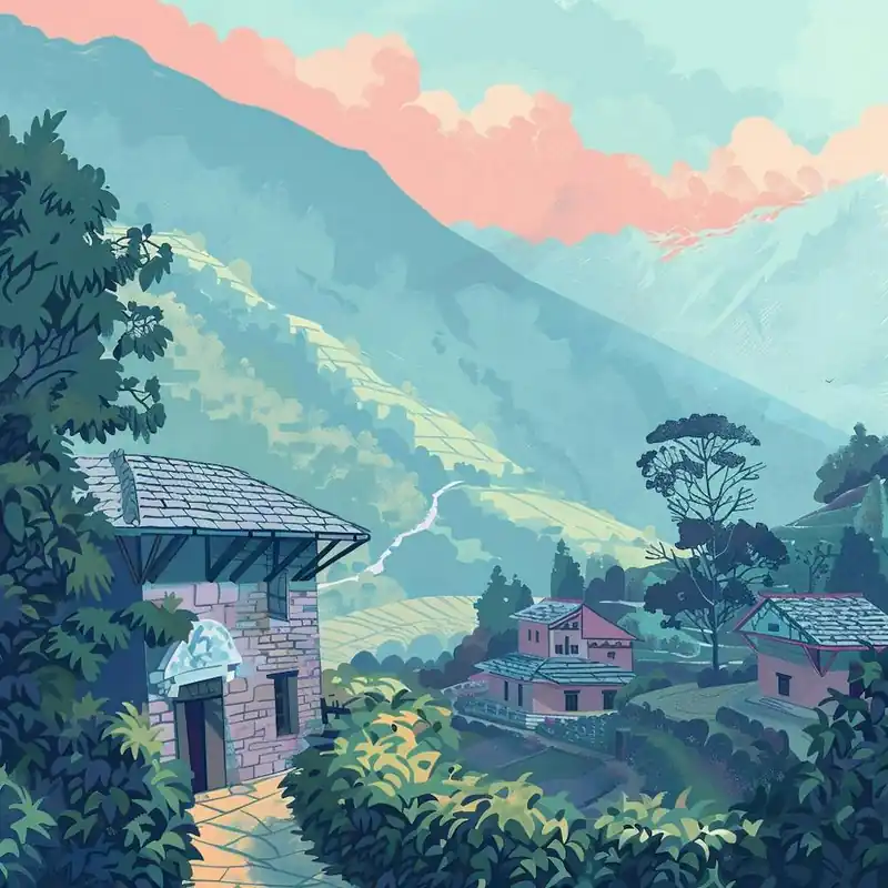 Village In The Mountains 4 New Arrival