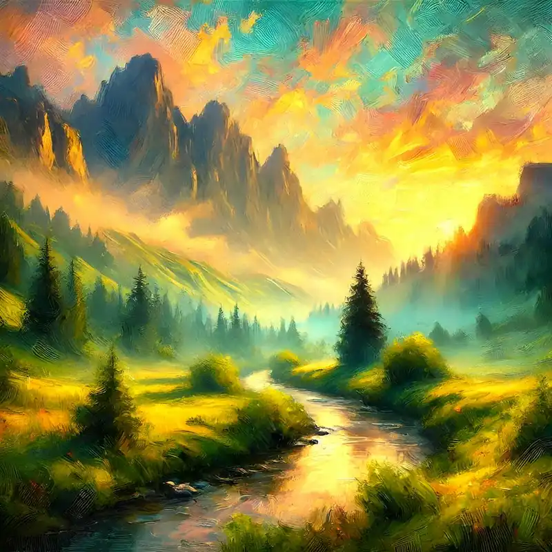 Echoes Of Dawn Serenity In The Peak Modern