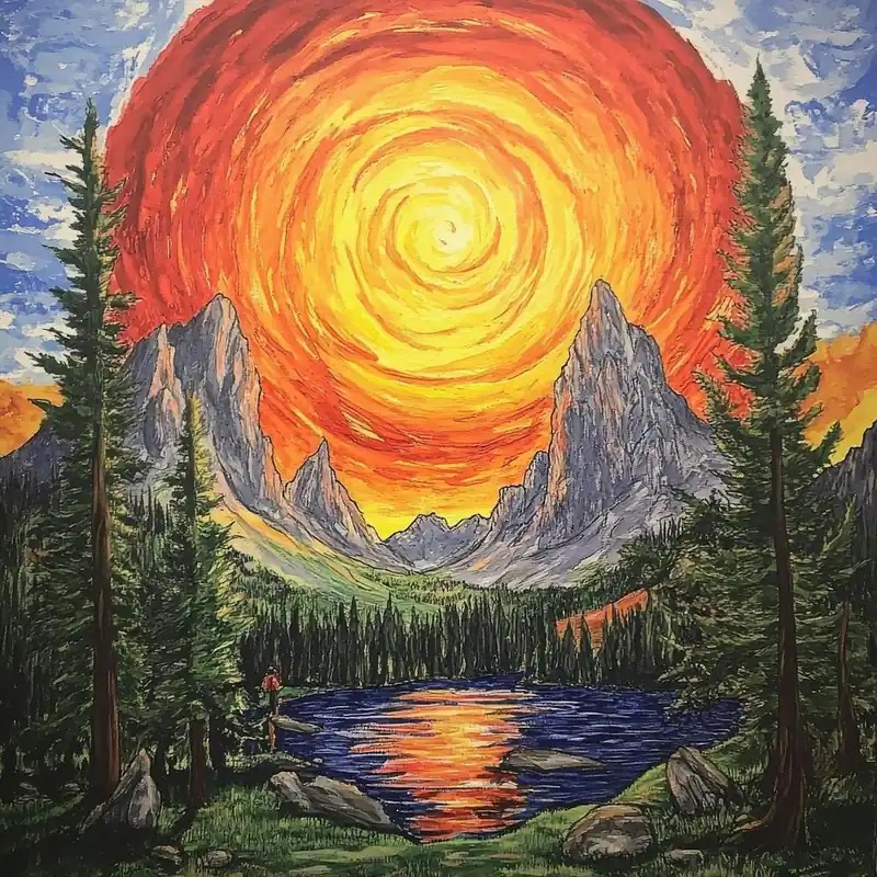 Sunset In The Mountains 62 Shop Now