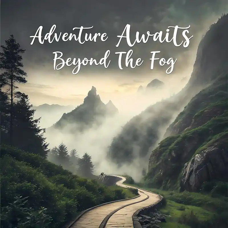 Adventure Awaits Beyond The Fog Direct From Manufacturer