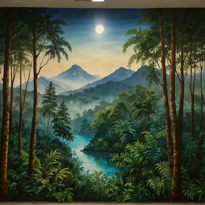 Save Now Jungle Mural
