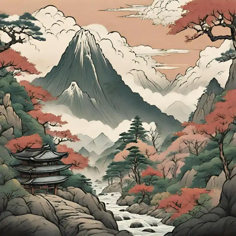 Time-Limited Japanese Landscape Painting 1
