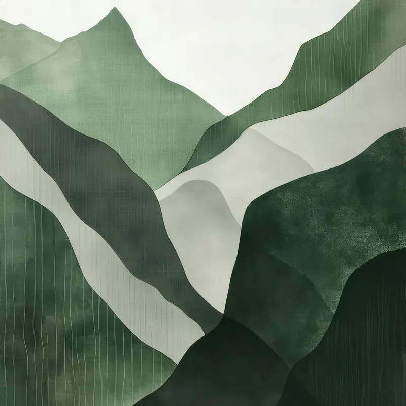 Editor’s Pick Japanese Watercolour Of Mount Hakuba 2