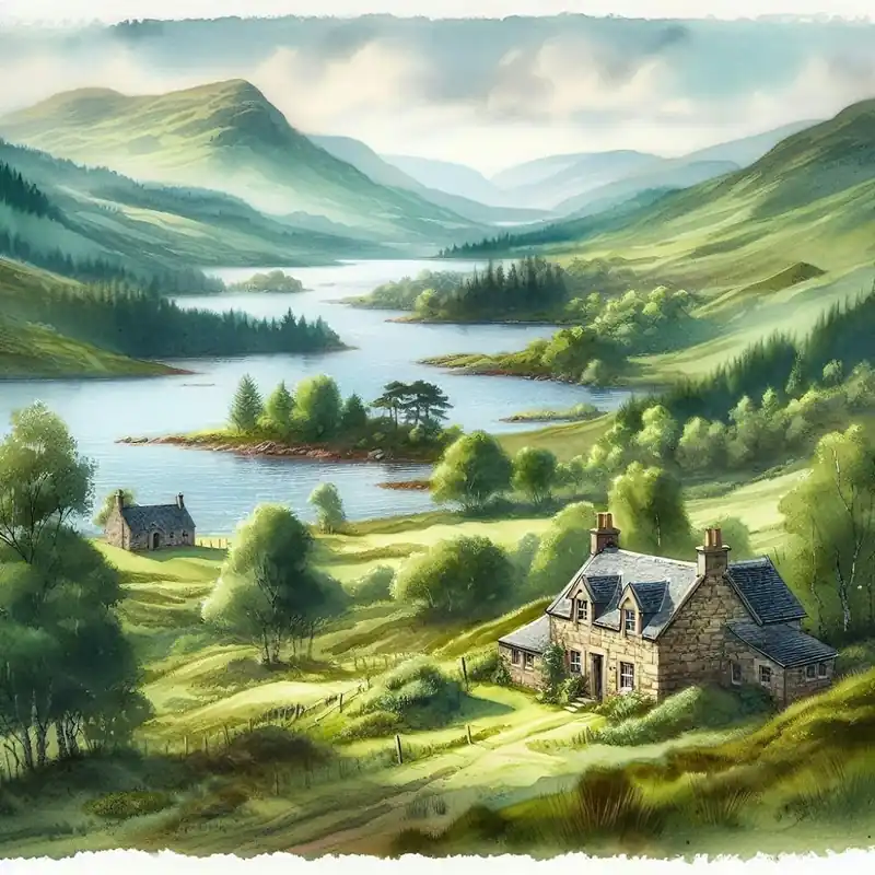 No Minimum Order Scottish Landscape 2