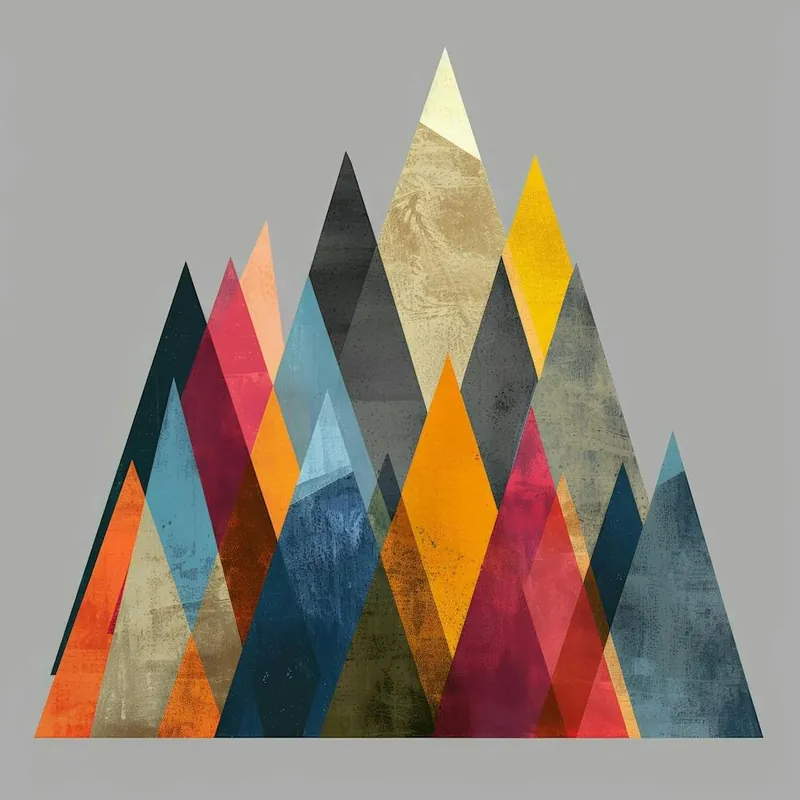 Mountains Canvas Print 4 Authentic