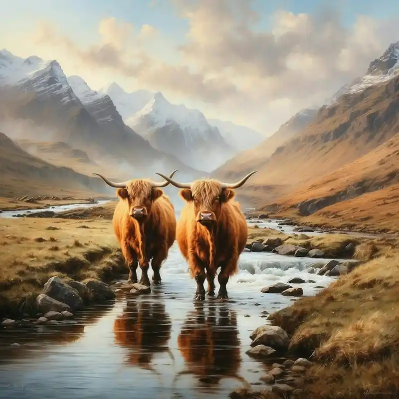 Budget Highland Cows