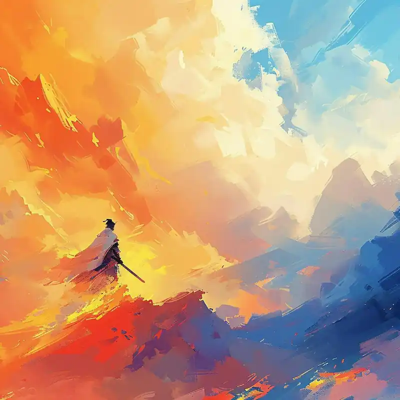 High Quality Man On A Mountain