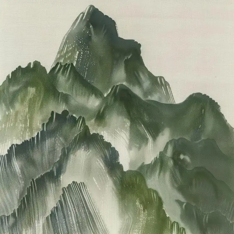 Mega Sale Japanese Watercolour Of Mount Nasu 2