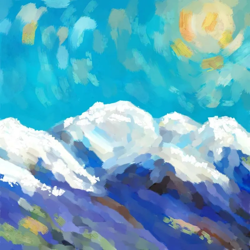 Sunny day in the mountains Seasonal Sale
