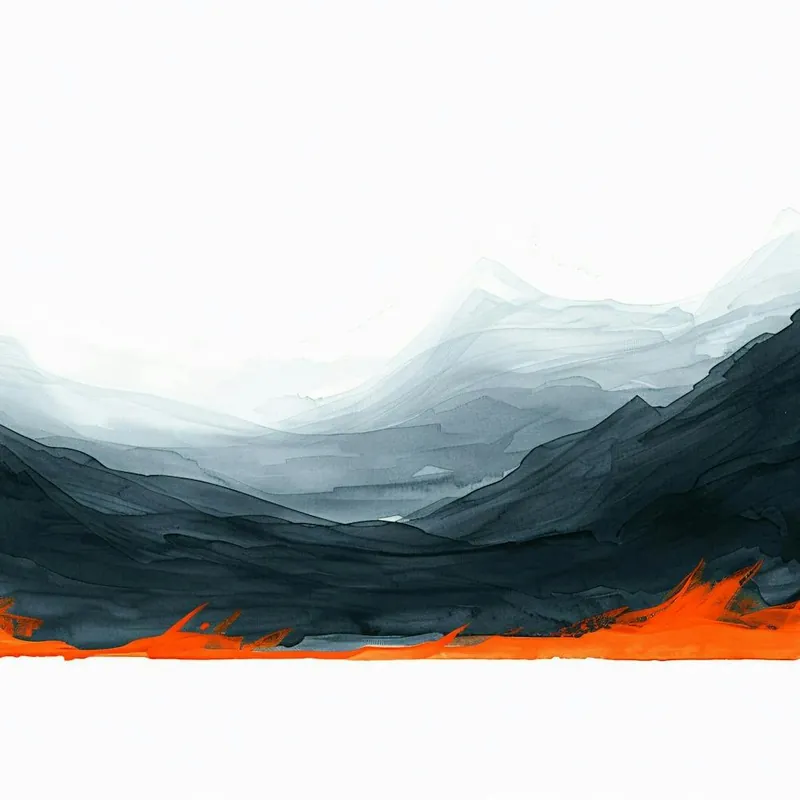 Flaming Mountains Original